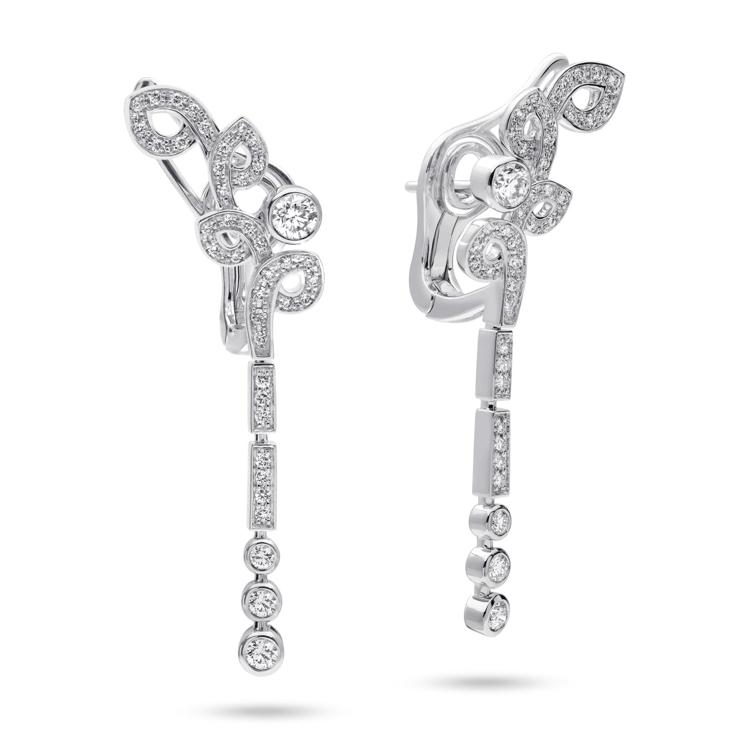 AURÉLIE long Diamond Earrings