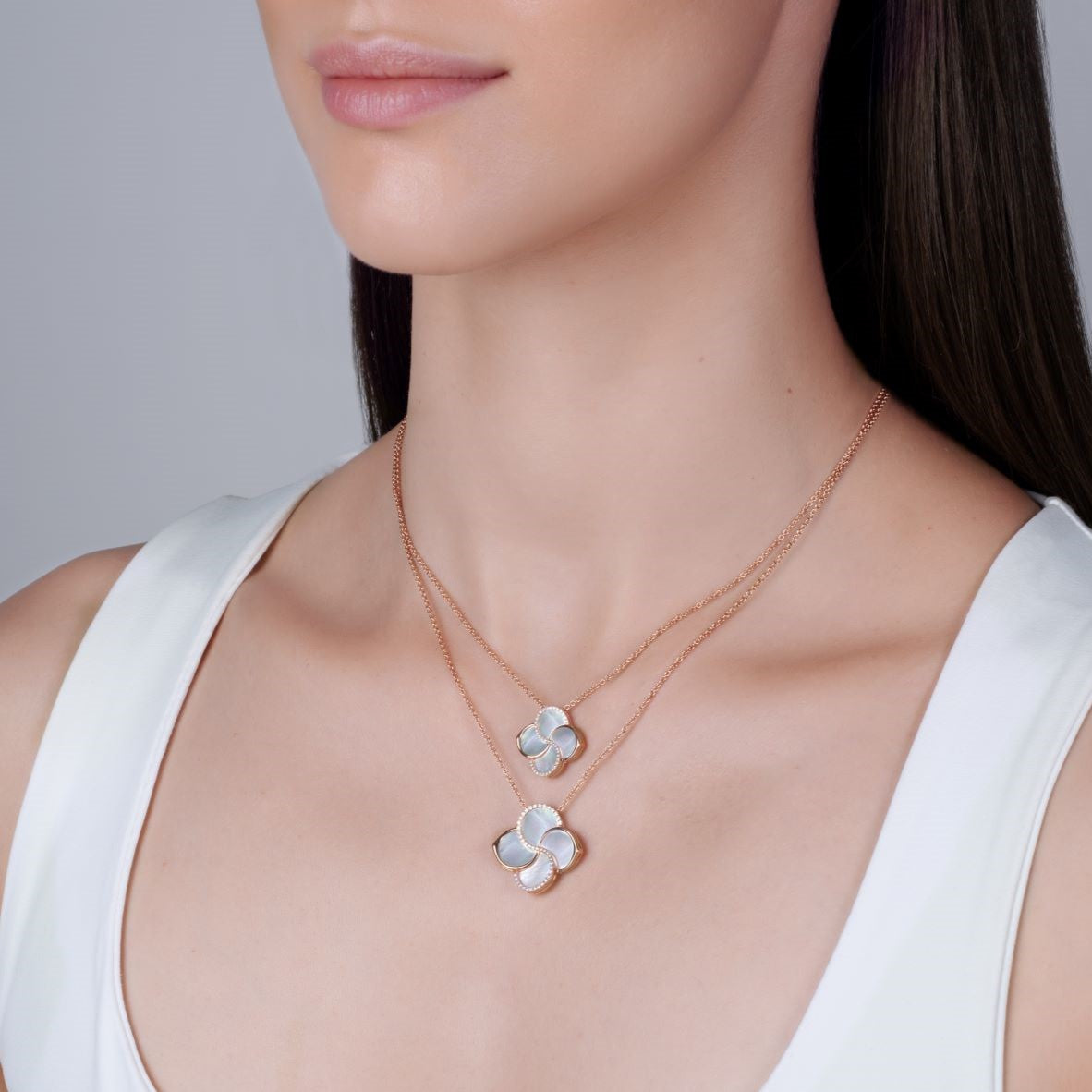 FLUMINA Necklace with Malachite