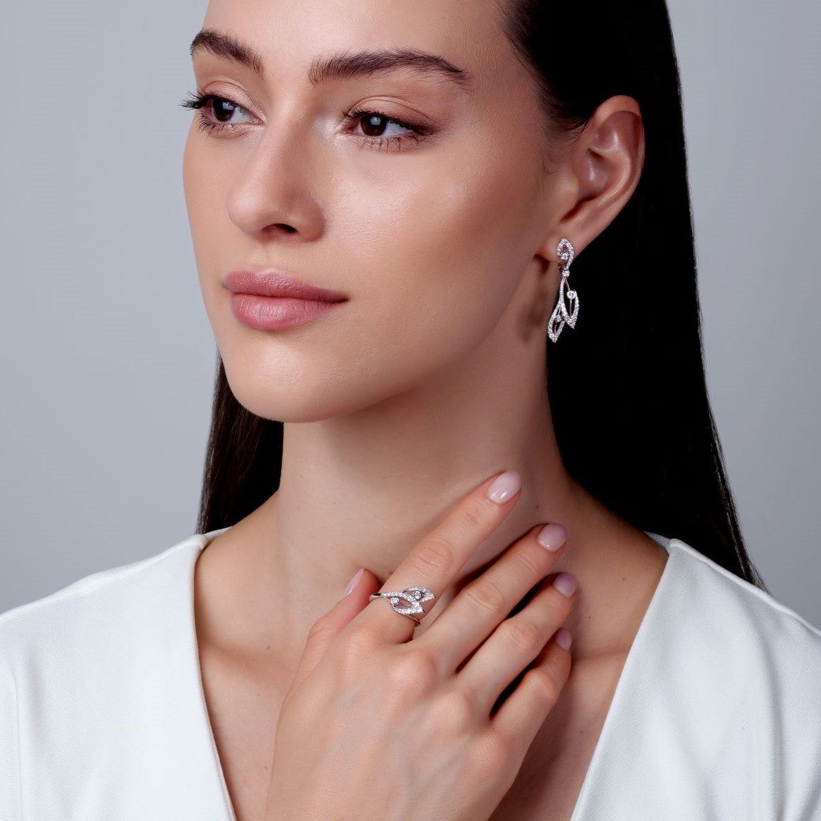 AMALFI All Diamond Earrings