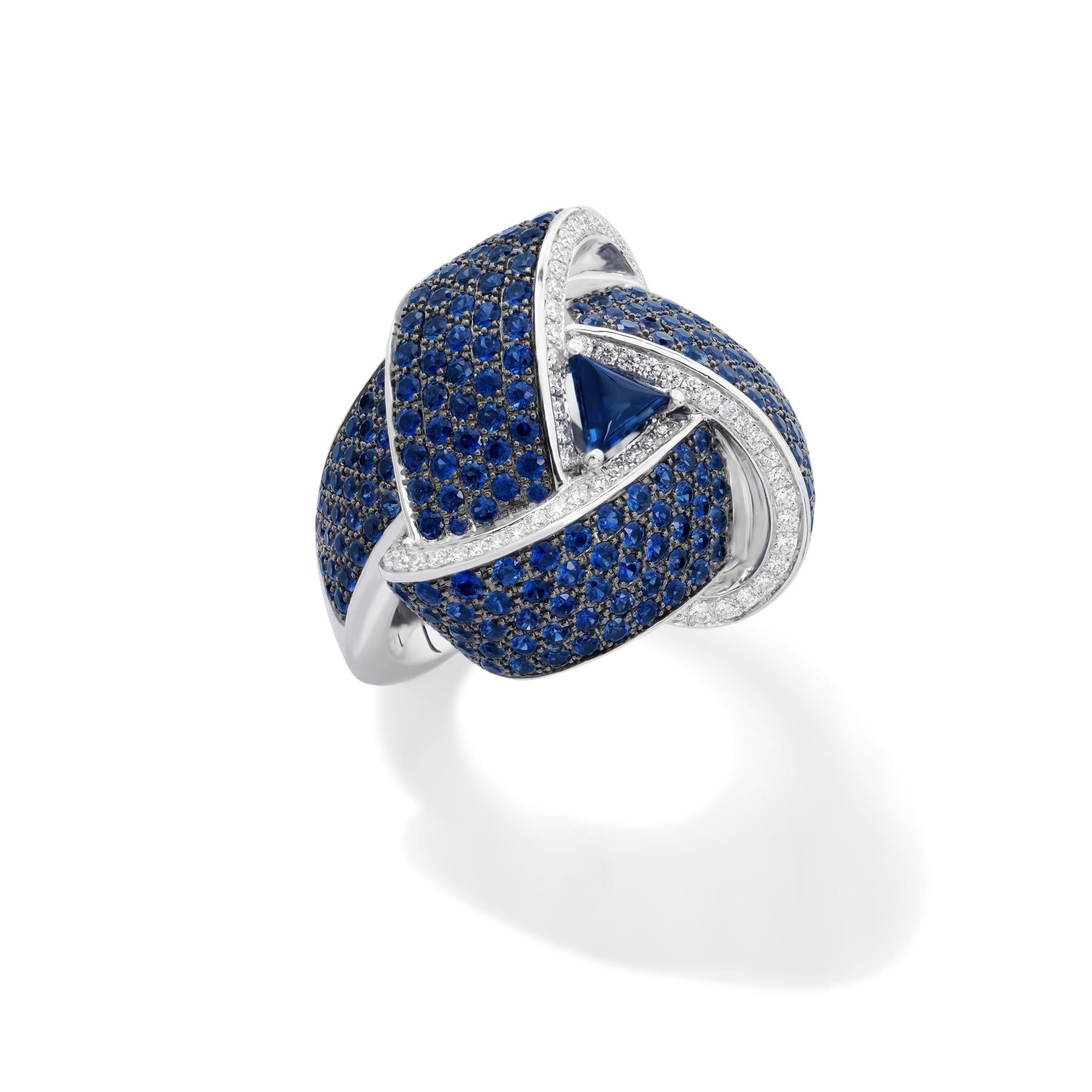 VINTAGE: Knot Ring Sapphire