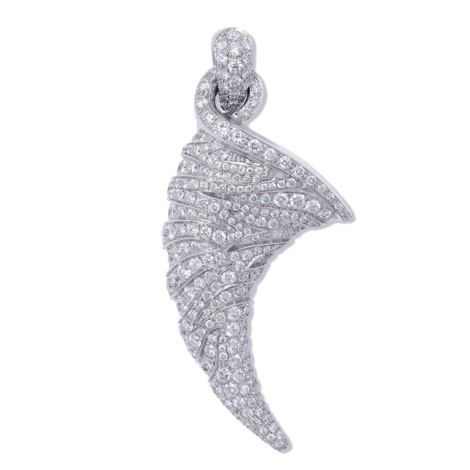 VINTAGE: Wild Life Claw Diamond Pendant