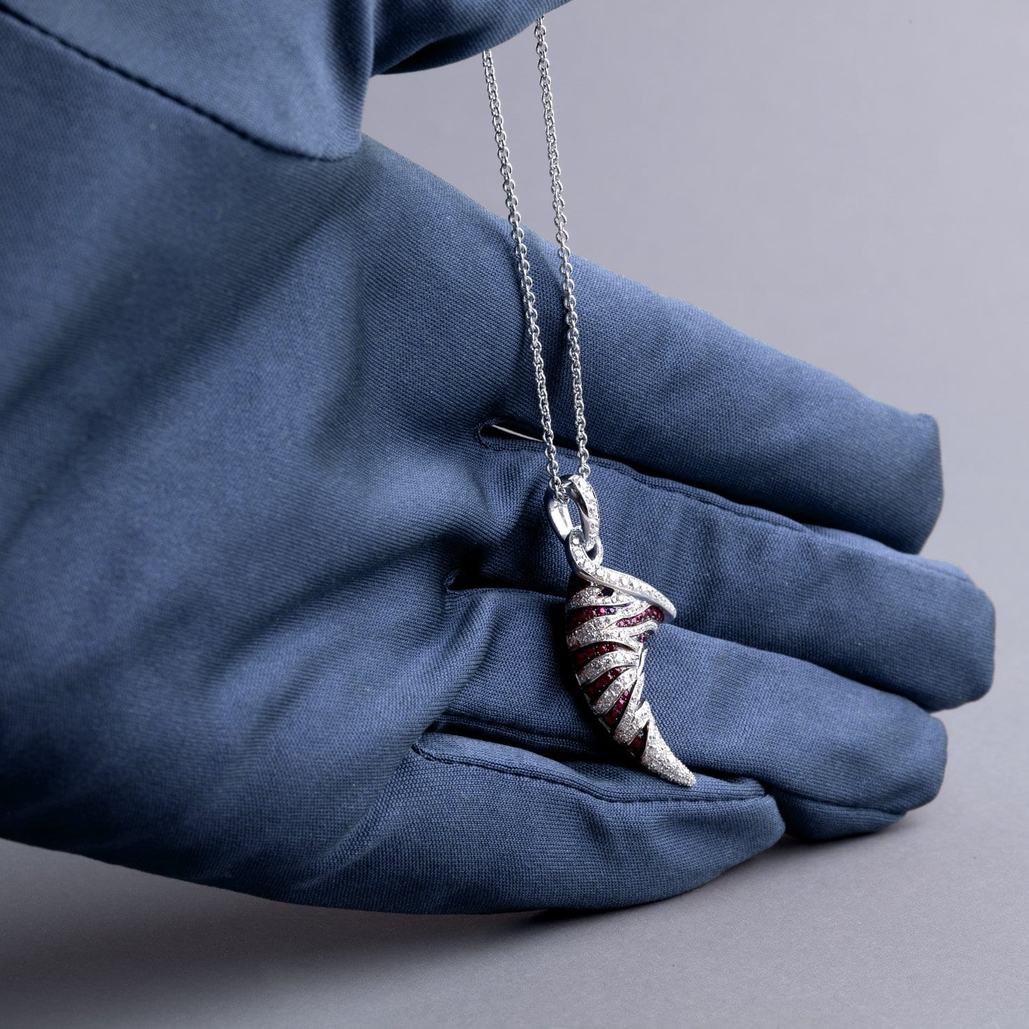 VINTAGE: Wild Life Claw Ruby Pendant