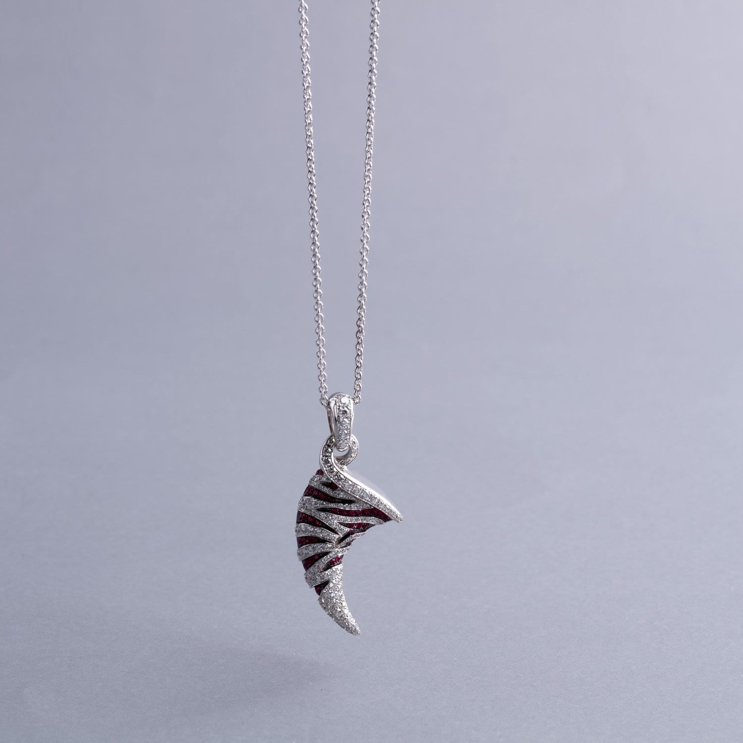 VINTAGE: Wild Life Claw Ruby Pendant