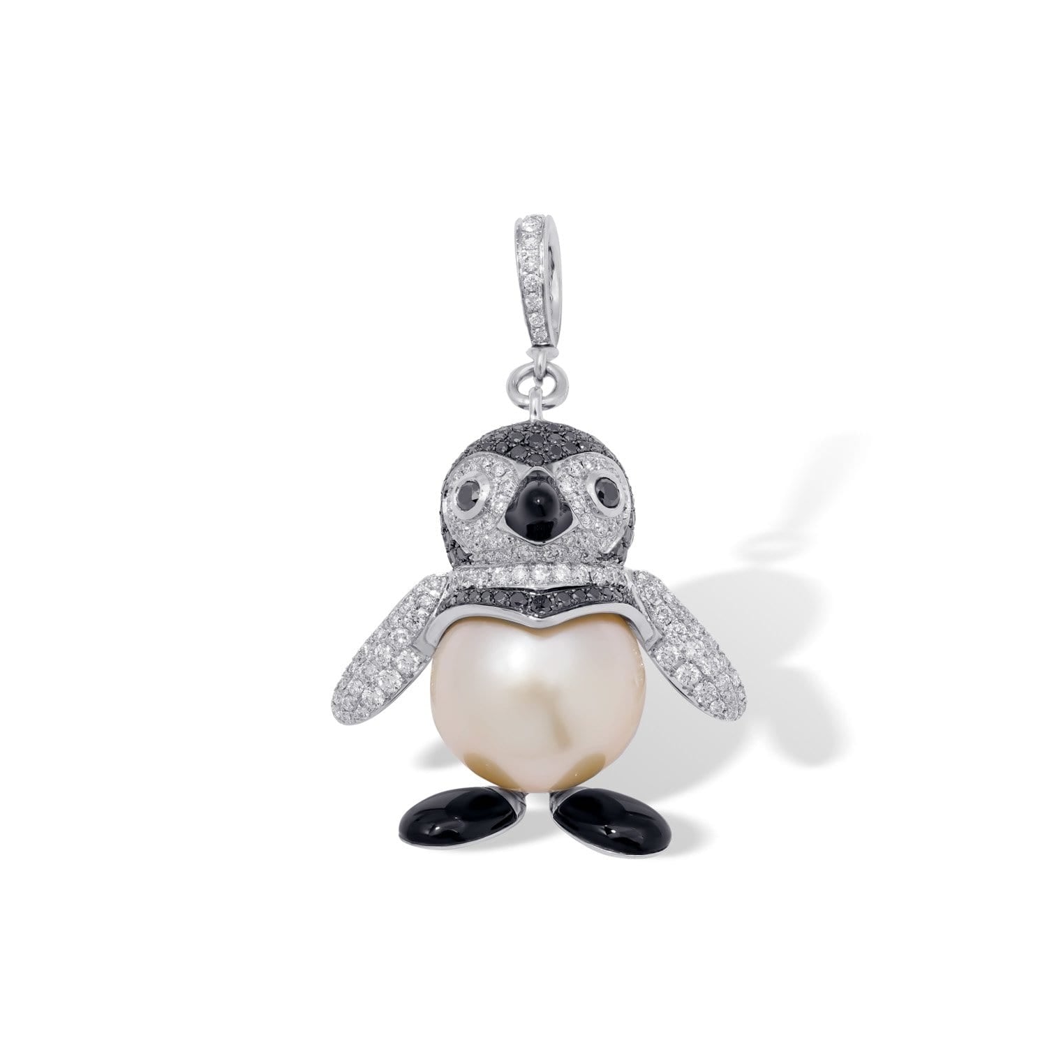 VINTAGE: Wild Life  Penguin with Pearl Pendant