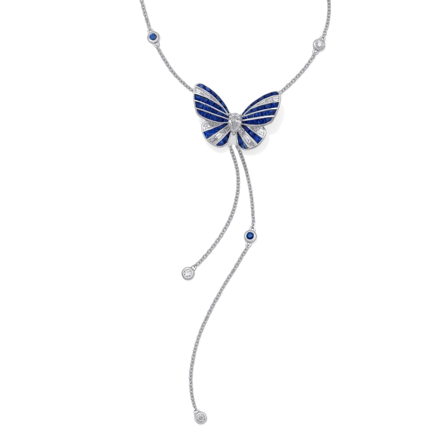 BUTTERFLY LOVERS Sapphire Necklace