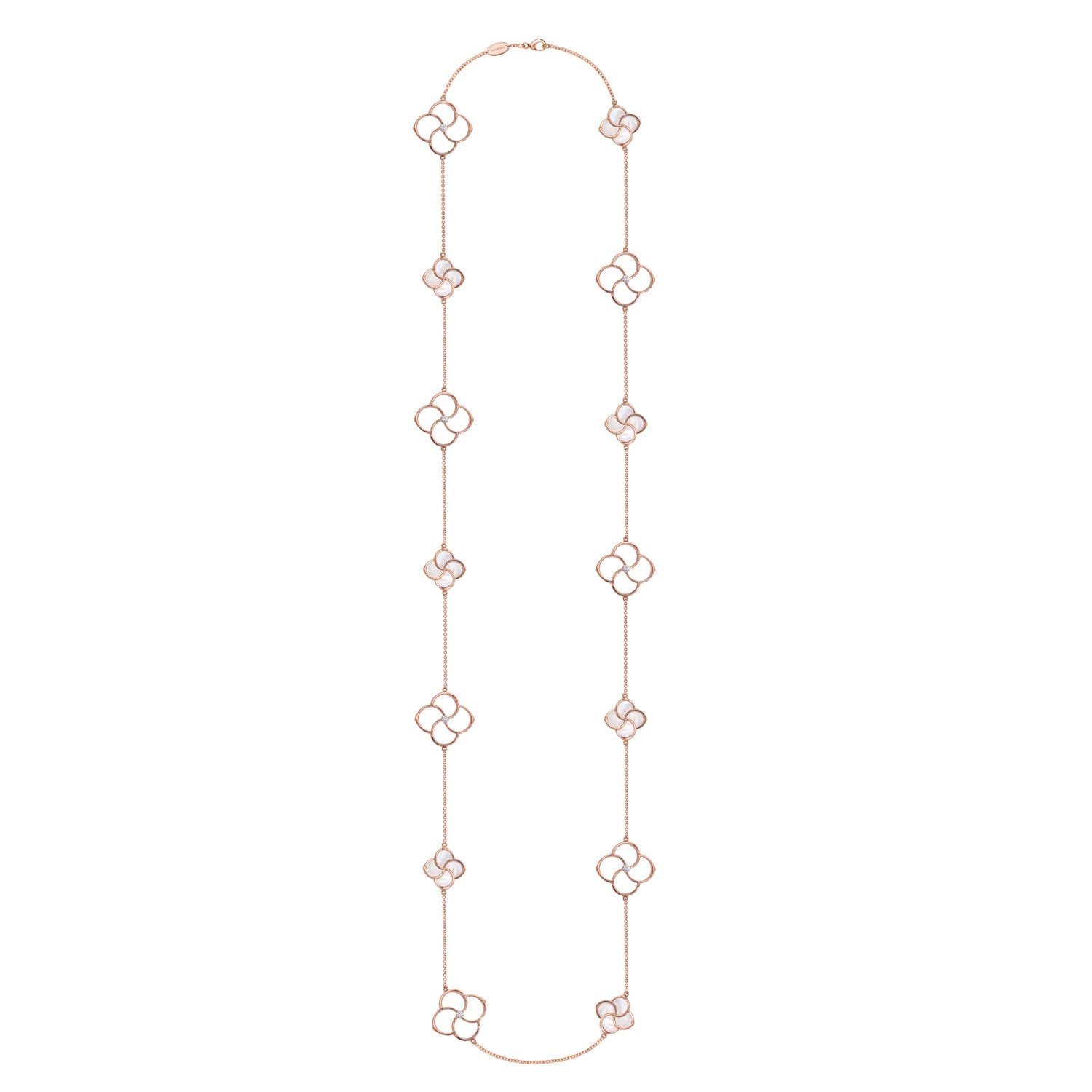 FLUMINA Sautoir Necklace with Diamonds