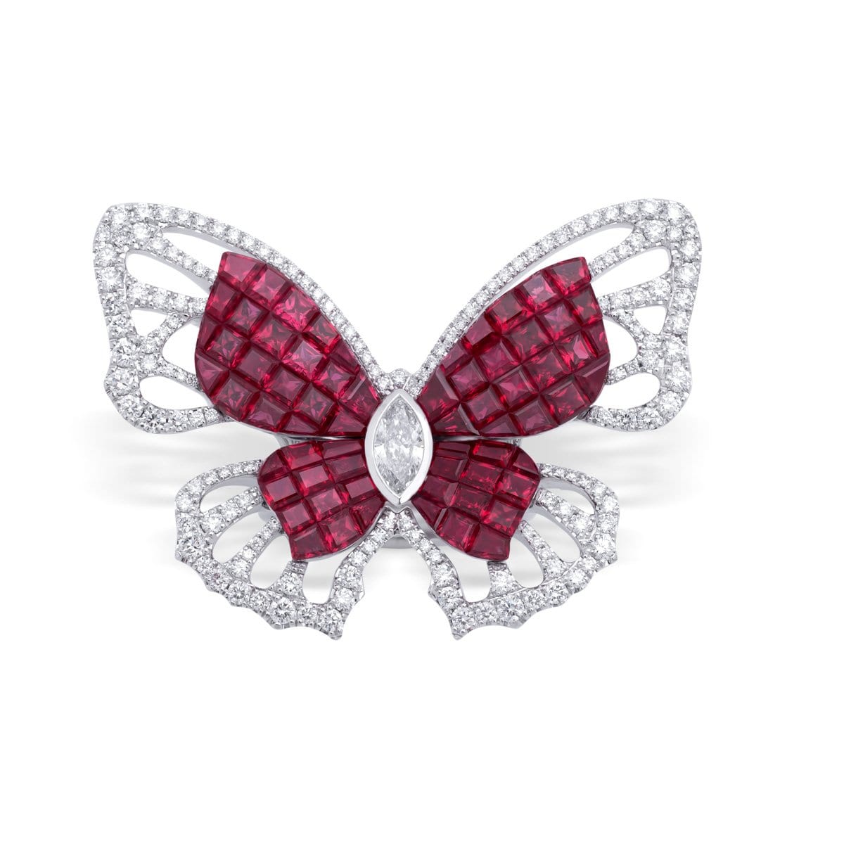 MADEMOISELLE B., KIMONO Ring in rubies - STENZHORN JEWELLERY