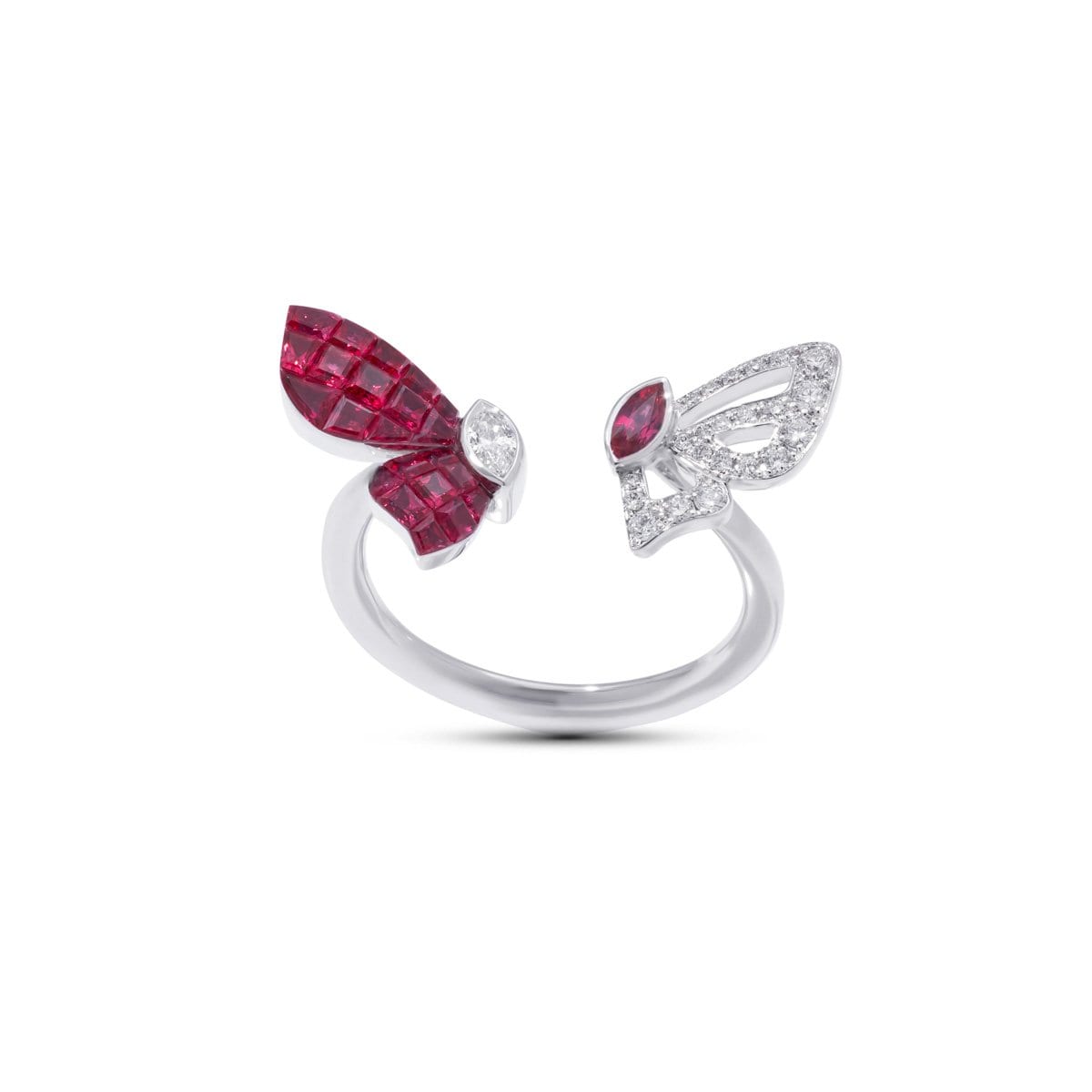 MADEMOISELLE B. Ruby Double Ring