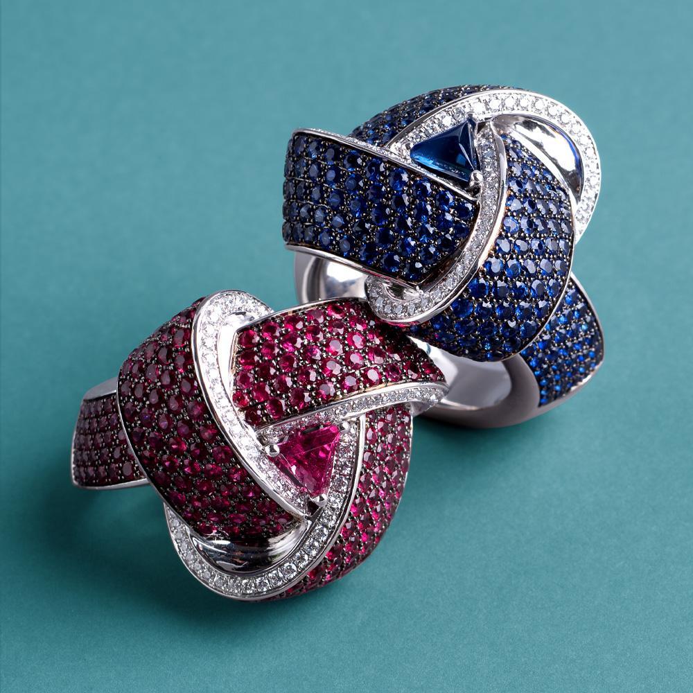 VINTAGE: Knot Ring Sapphire
